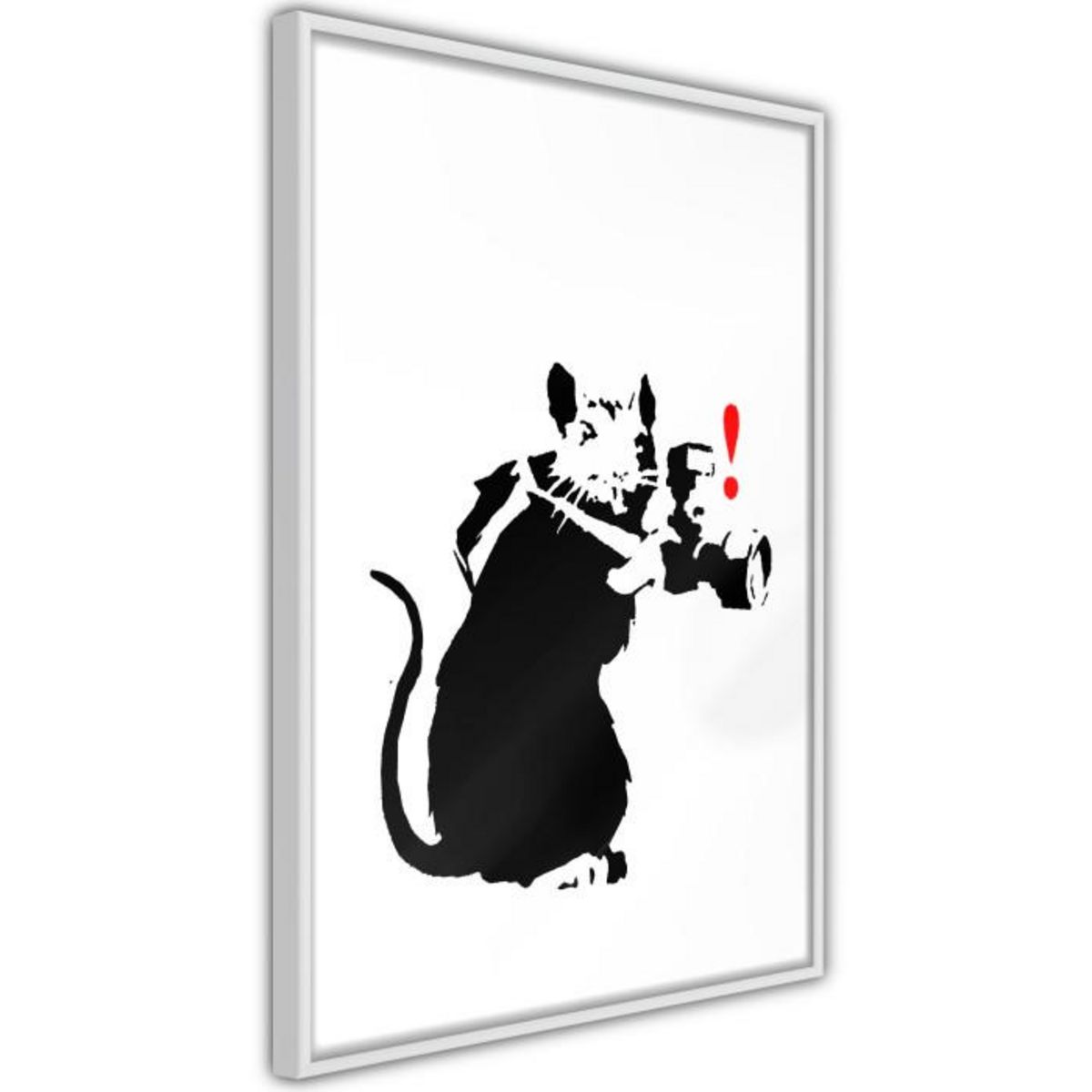 Paris Prix Affiche Murale Encadrée  Banksy Rat Photographer