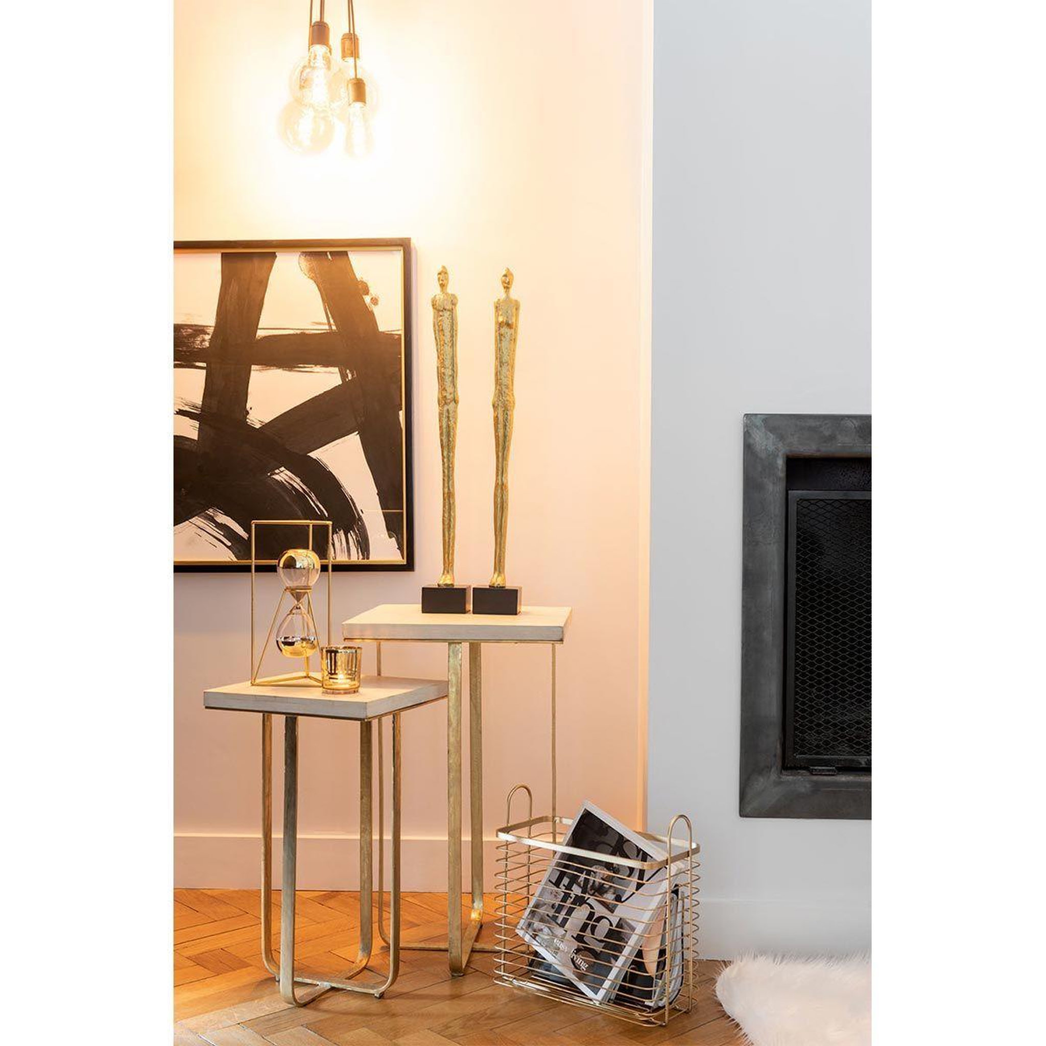 Voir la diapositive 2 : J-LINE Lampe suspension design  soquet  10cm noir