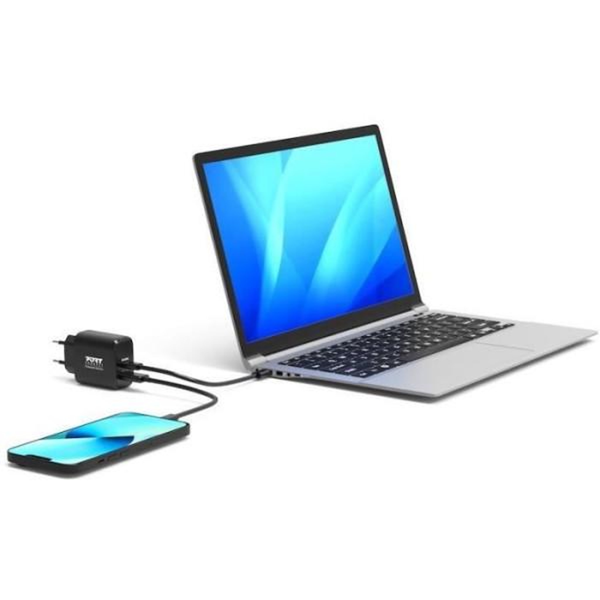 Voir la diapositive 5 : PORT DESIGNS Chargeur mural gan usb-c & usb-a - port designs - 902104eu - 65 w - noir