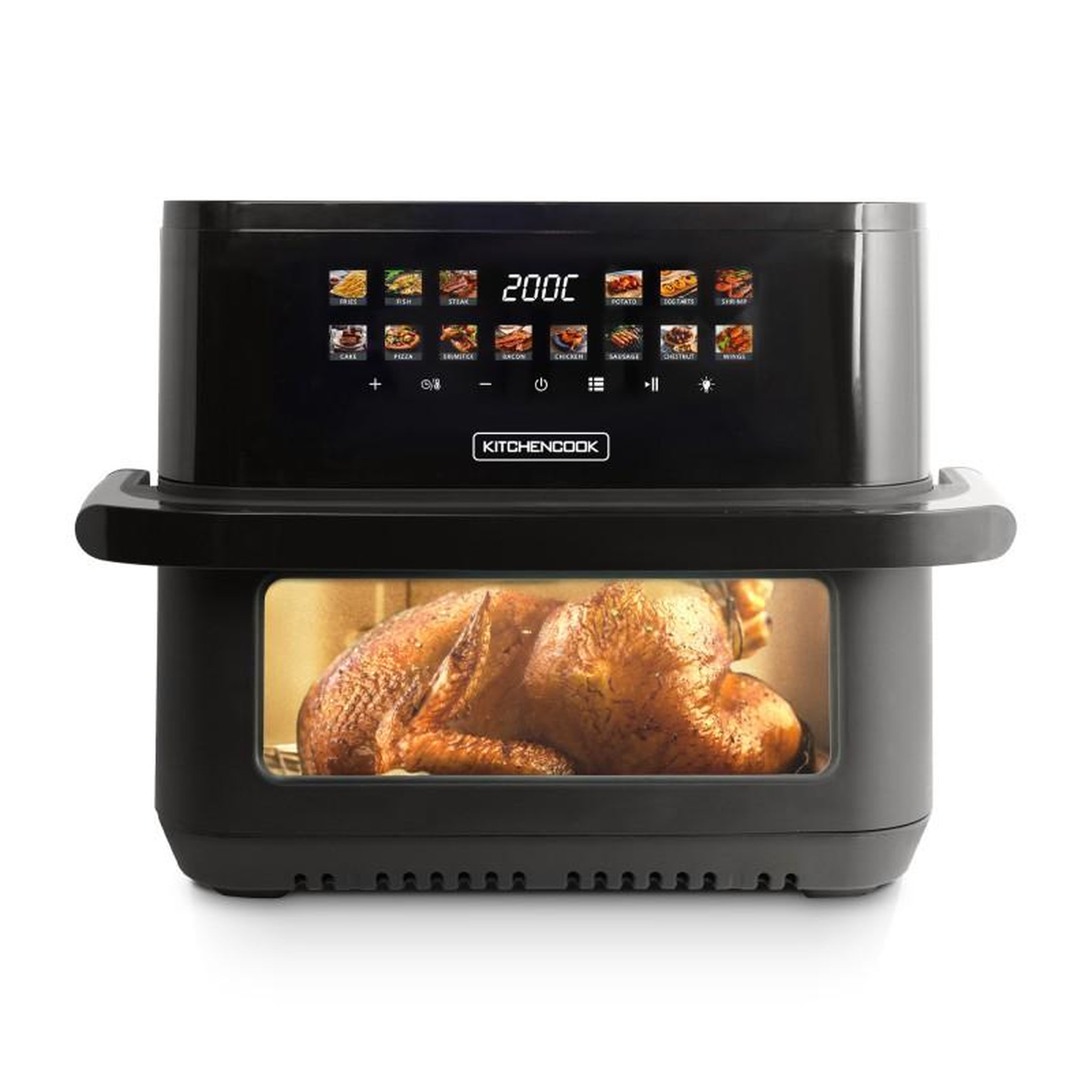KITCHENCOOK Friteuse à air 11l avec fenêtre airmed 11w kitchencook