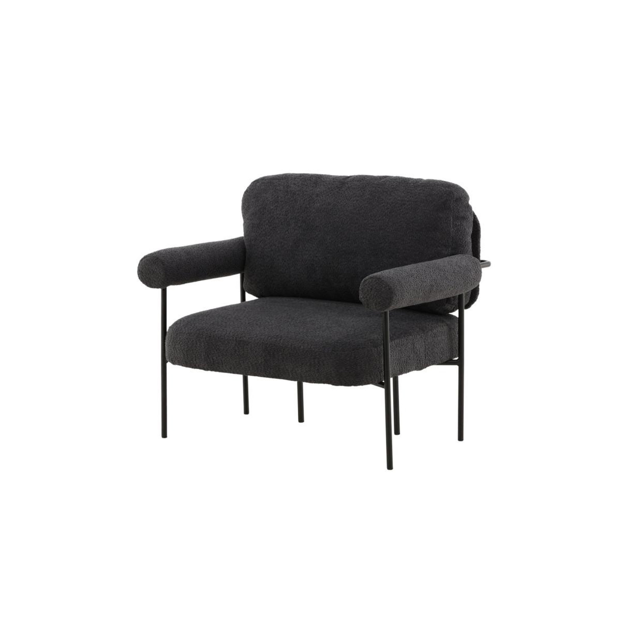 Voir la diapositive 3 : Paris Prix Fauteuil Design  Hokasen X Josefin  95cm Gris Foncé