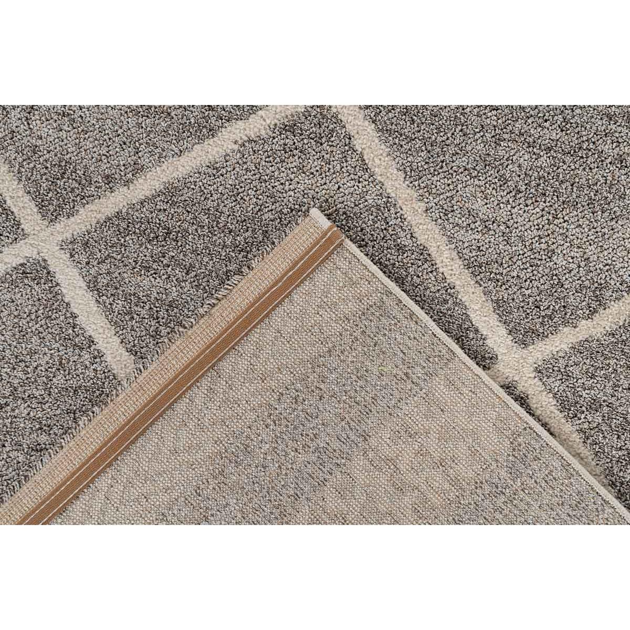Voir la diapositive 4 : Paris Prix Tapis tissé graphique  rhombus ii  beige & marron