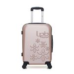 LES P'TITES BOMBES LPB LPB - Valise Cabine ABS ELEONOR 4 Roues 55 cm. Coloris disponibles : Gris, Beige, Rose, Violet, Rouge