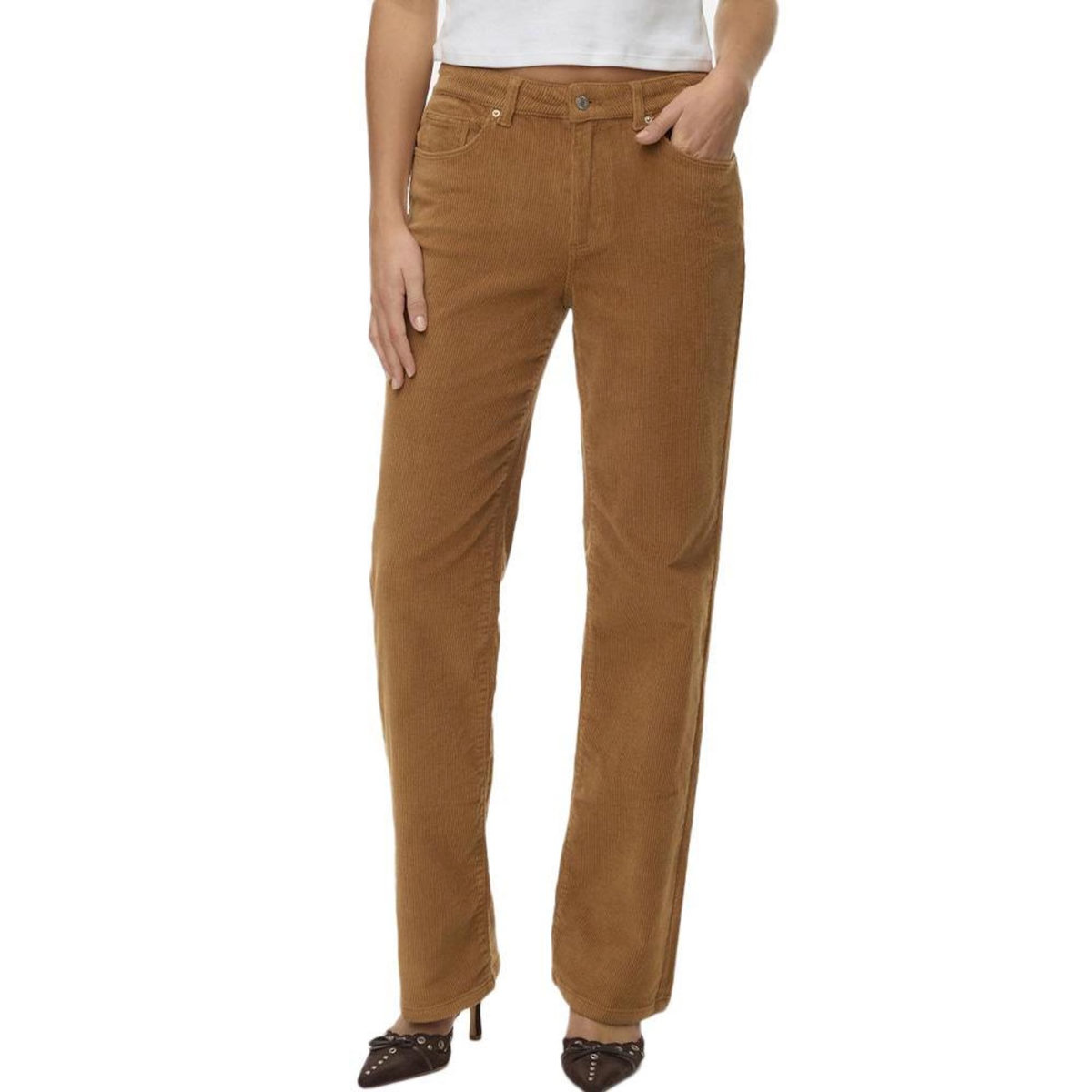 Vero Moda Pantalon Velours  Femme Vero Moda Melisa Straight   W25