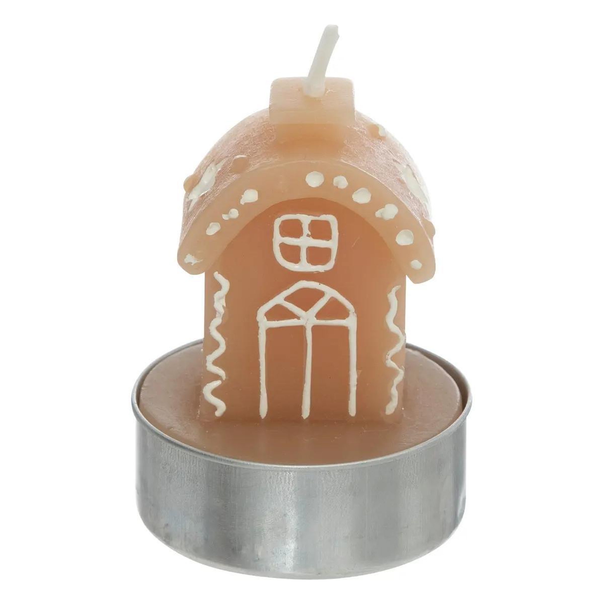 Voir la diapositive 3 : ATMOSPHERA Lot de 4 bougies déco  maison  98g beige