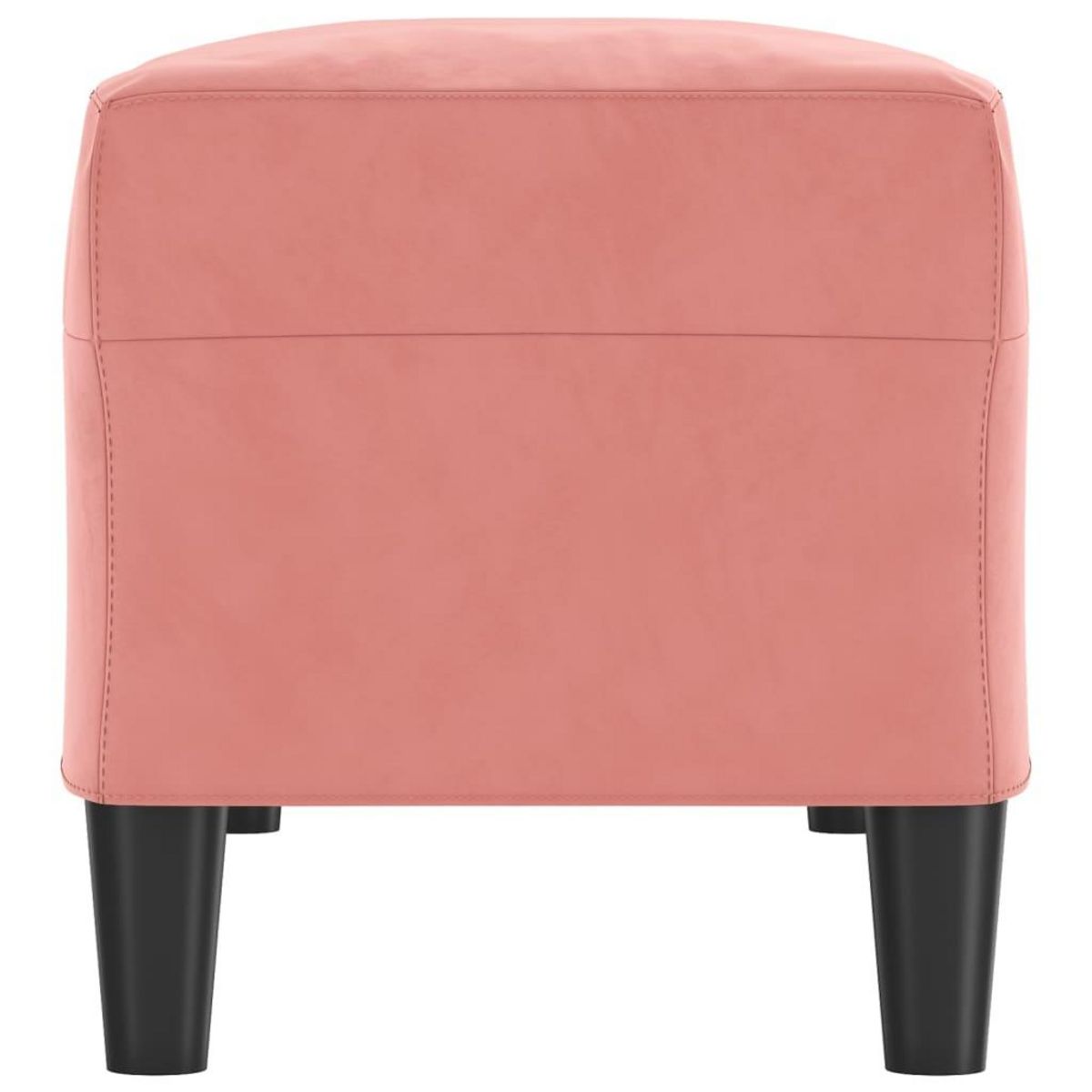 VIDAXL Banc Rose 100x35x41 cm Velours