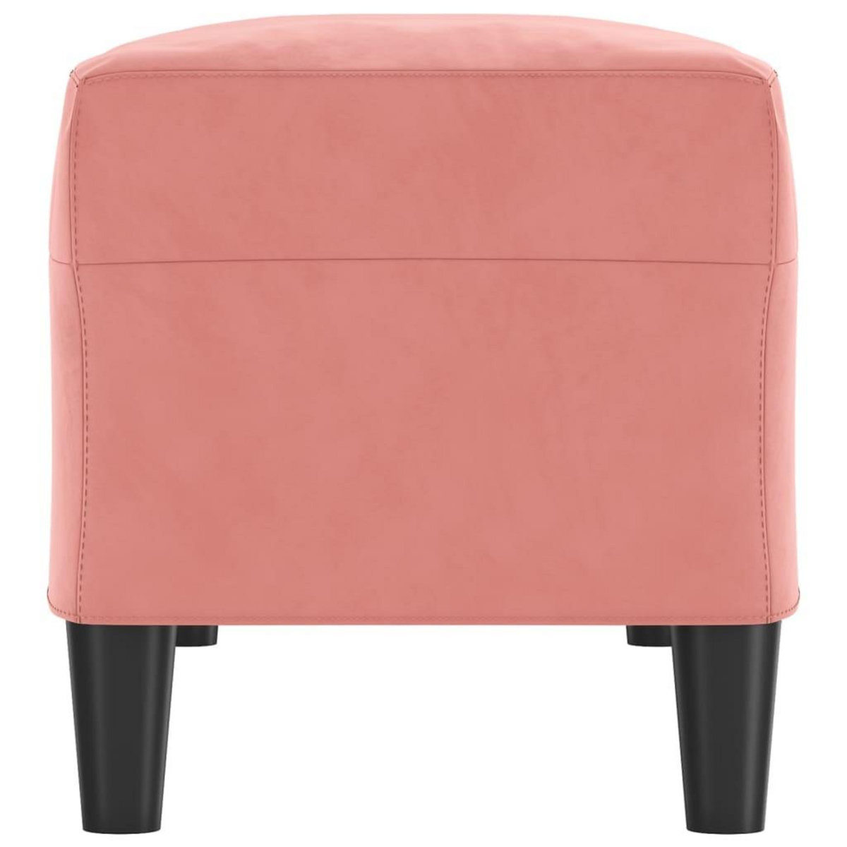 VIDAXL Banc Rose 100x35x41 cm Velours