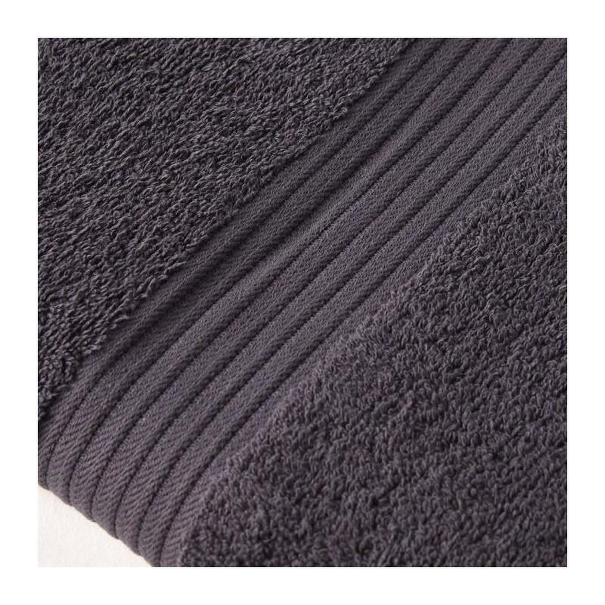 Voir la diapositive 4 : Today TODAY Essential - Maxi drap de bain 90x150 cm 100% Coton coloris fusain