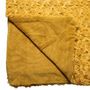 Voir la diapositive 2 : ATMOSPHERA Plaid Imitation Fourrure  Bouclée  120x160cm Ocre