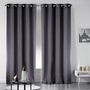 Voir la diapositive 5 : Paris Prix Rideau Occultant  Noche  135x240cm Gris Ardoise
