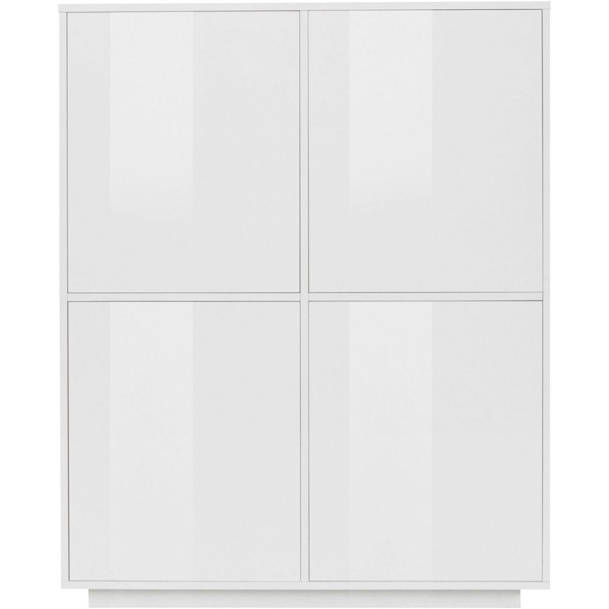 Buffet haut moderne 4 portes 100 cm LUCERA