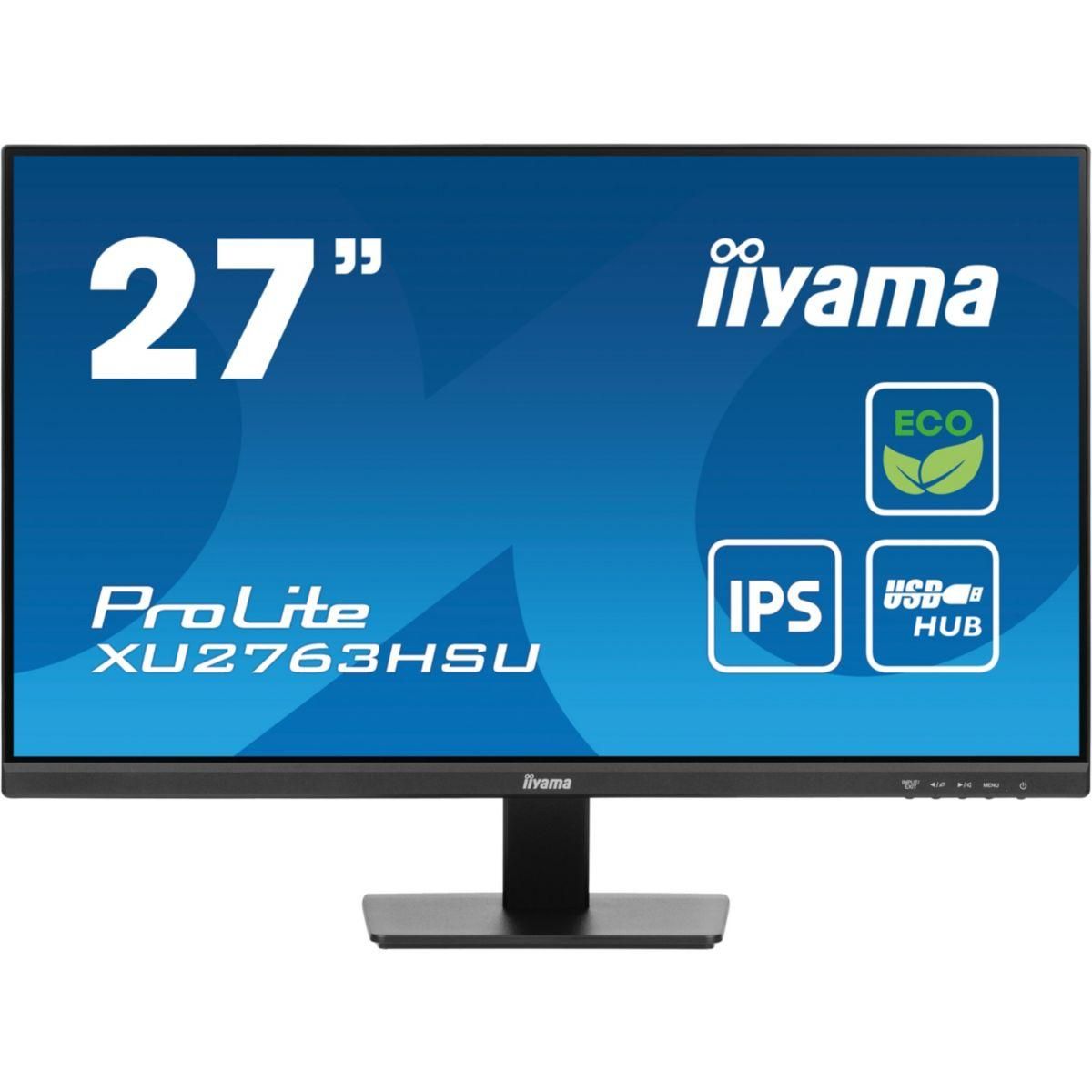 Iiyama Ecran PC PROLITE XU2763HSU-B1 27'' Plat IPS
