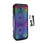 Inovalley Enceinte portable Bluetooth inovalley KA25-FIRE Noire lumineuse