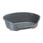 Ferplast FERPLAST Panier pour chien plastique SIESTA Deluxe Taille 8 - 82x59,5x25 cm - Gris foncé