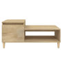 Voir la diapositive 5 : VIDAXL Table basse Chene sonoma 100x50x45 cm Bois d'ingenierie