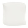 Voir la diapositive 1 : SECRET DE GOURMET Lot de 6 Assiettes à Dessert Carrées  Vague  22cm Blanc
