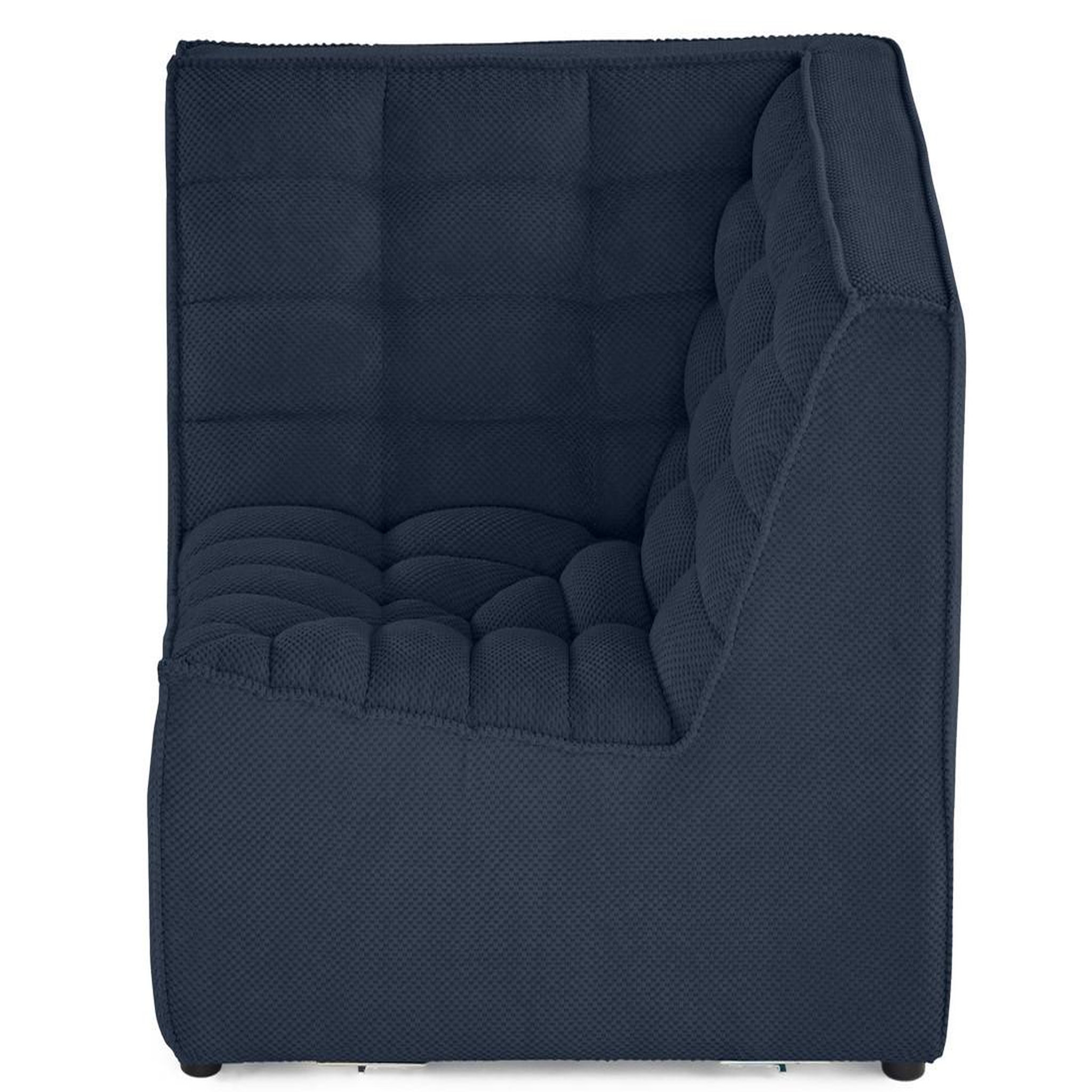 Voir la diapositive 6 : BEST MOBILIER Ellie - module d'angle en velours texturé