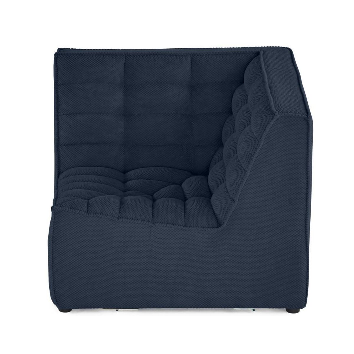 LISA DESIGN Ellie - module d'angle en velours texturé