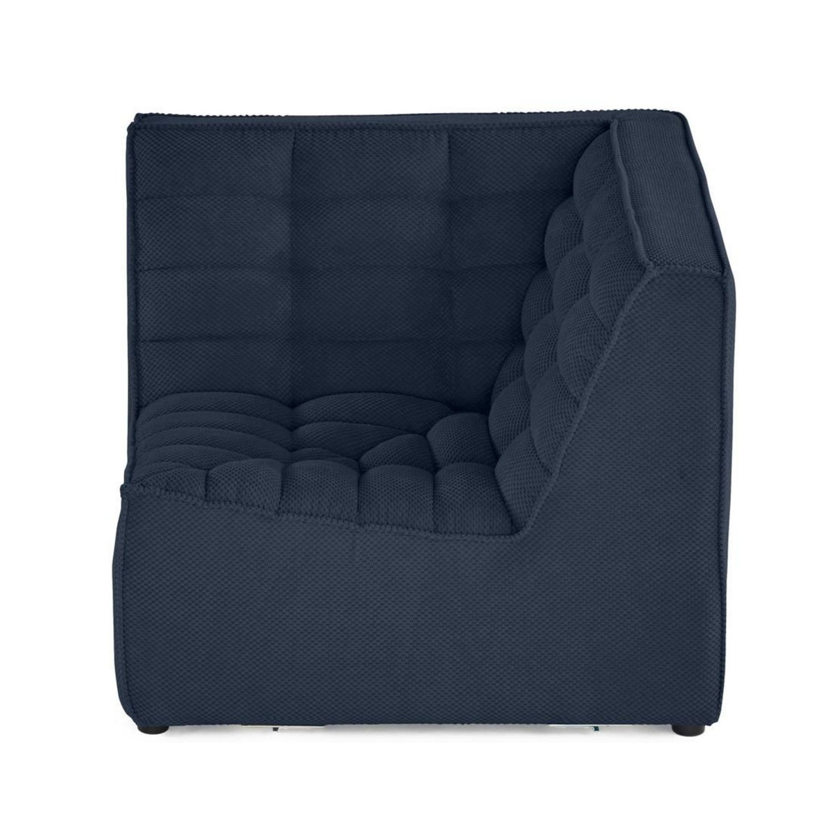 LISA DESIGN Ellie - module d'angle en velours texturé