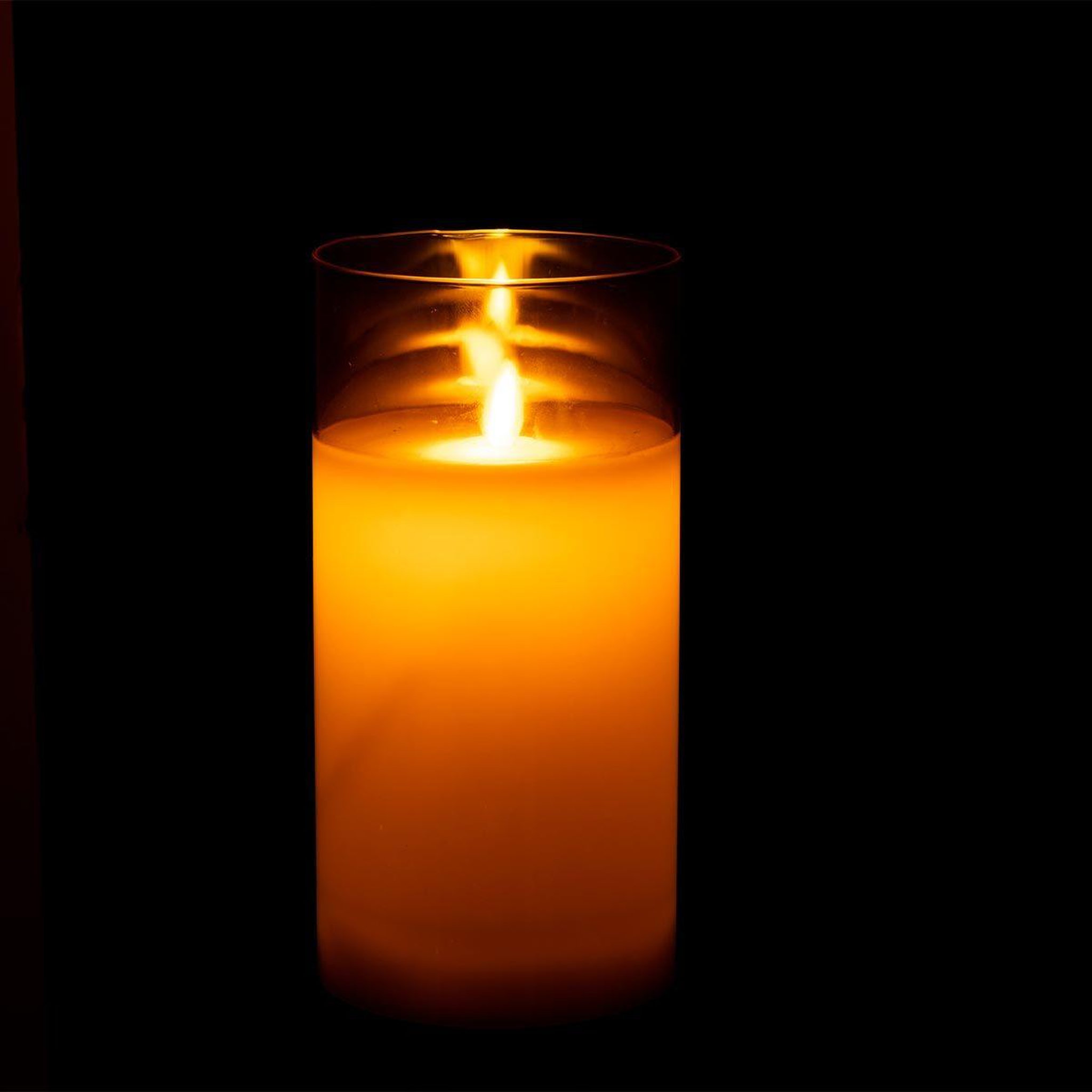 Voir la diapositive 3 : J-LINE Lampe à poser en verre led  bright  20cm or