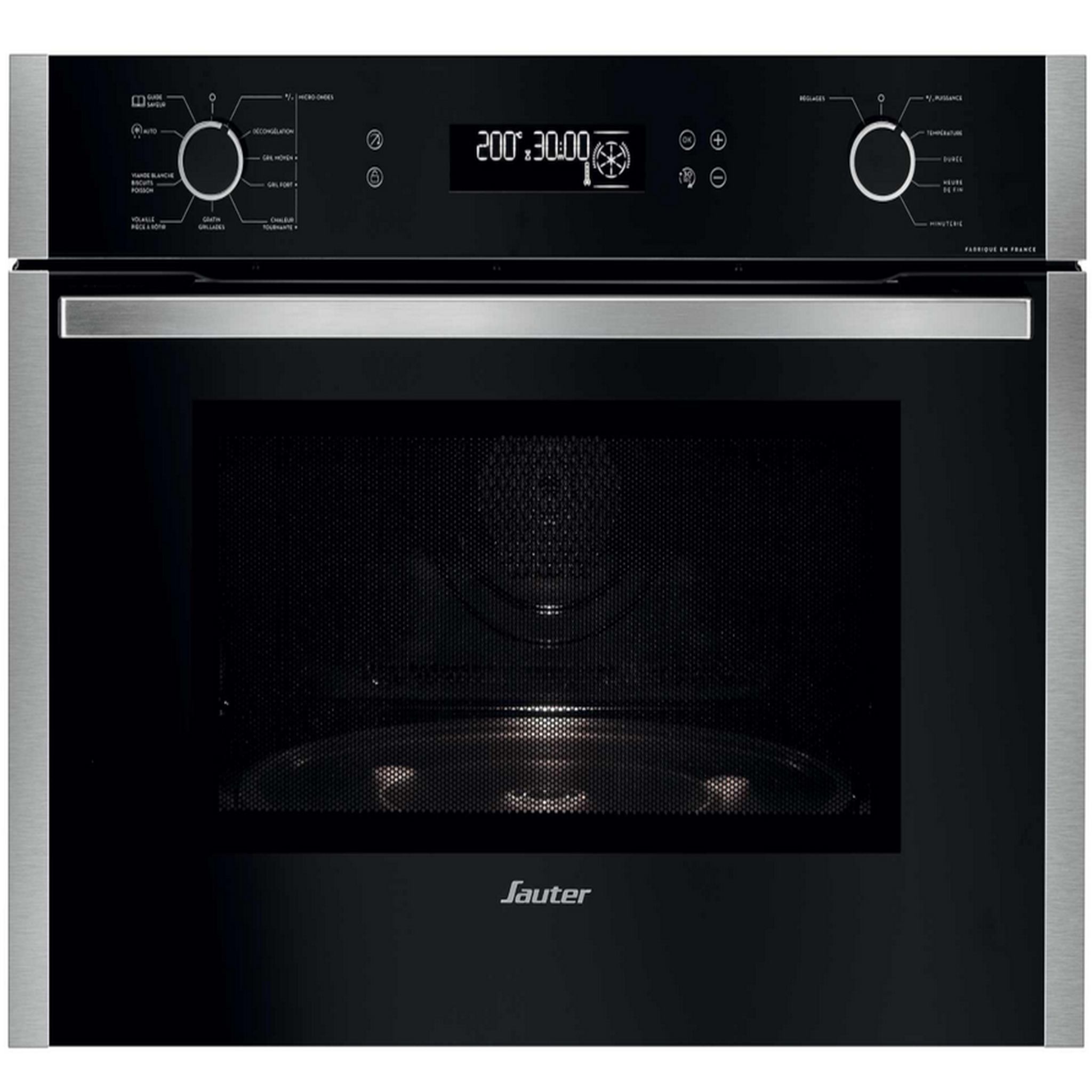 Voir la diapositive 1 : Sauter Micro-ondes encastrable 40l 1000w - SKC6302LX