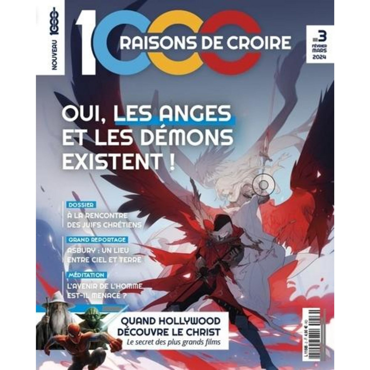 1000 RAISONS DE CROIRE N° 3, FEVRIER-MARS 2024 : OUI, ANGES ET DEMONS EXISTENT !, Bonnassies Olivier
