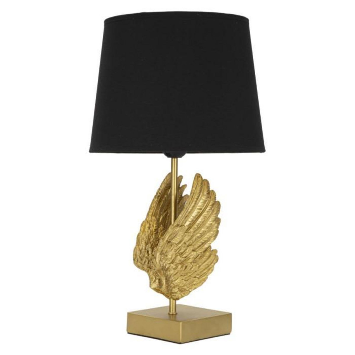 Paris Prix Lampe à Poser Design  Wings  45cm Or & Noir