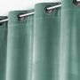 Voir la diapositive 3 : Paris Prix Rideau à Œillets Velours Côtelé  Casual  140x260cm Sauge