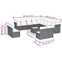 Voir la diapositive 4 : VIDAXL Salon de jardin avec coussins 14 pcs beige resine tressee