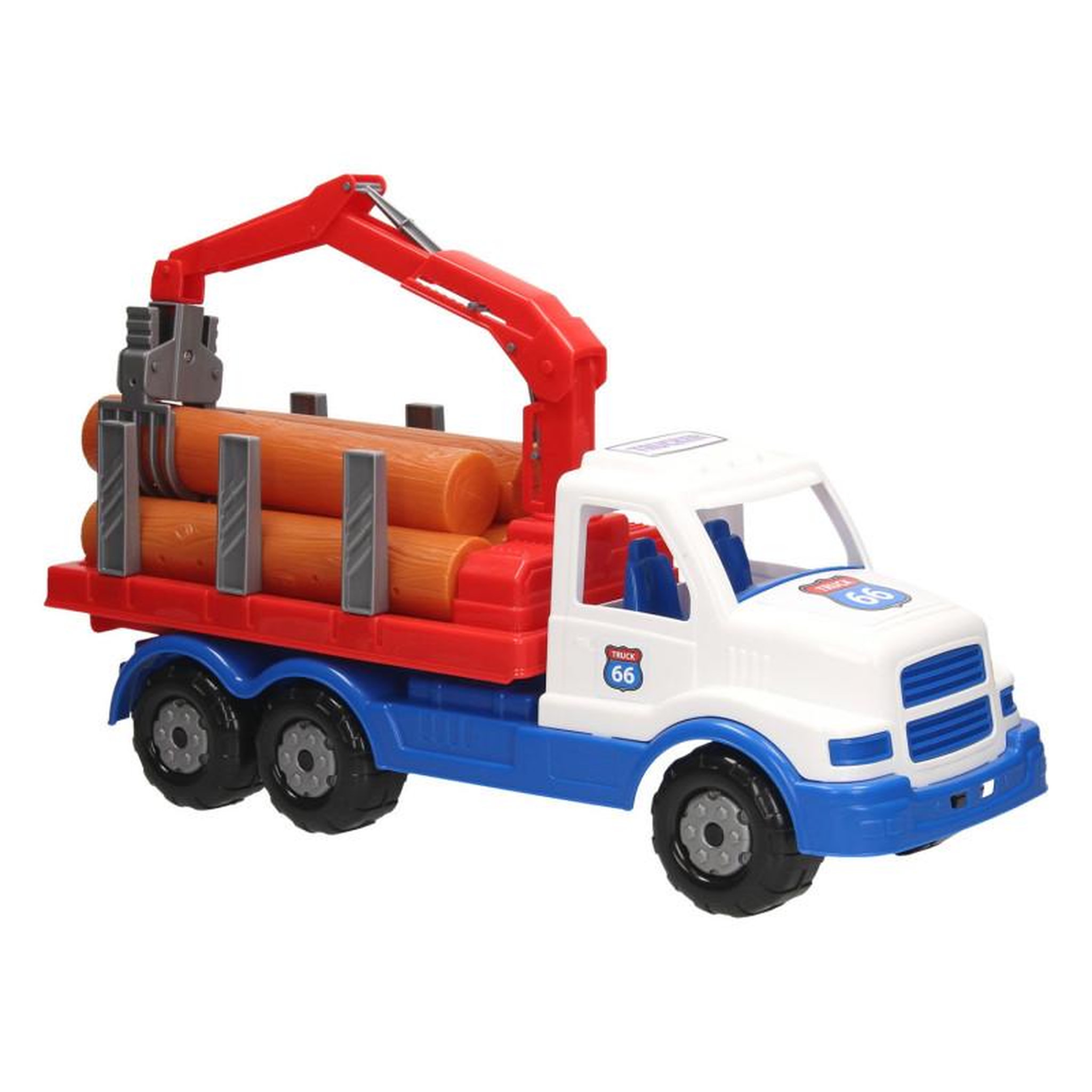 Voir la diapositive 1 : POLESIE Polesie - Truck 66 XL Torpedo Truck with Wood 44297