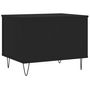 Voir la diapositive 5 : VIDAXL Table basse Noir 60x44,5x45 cm Bois d ingénierie