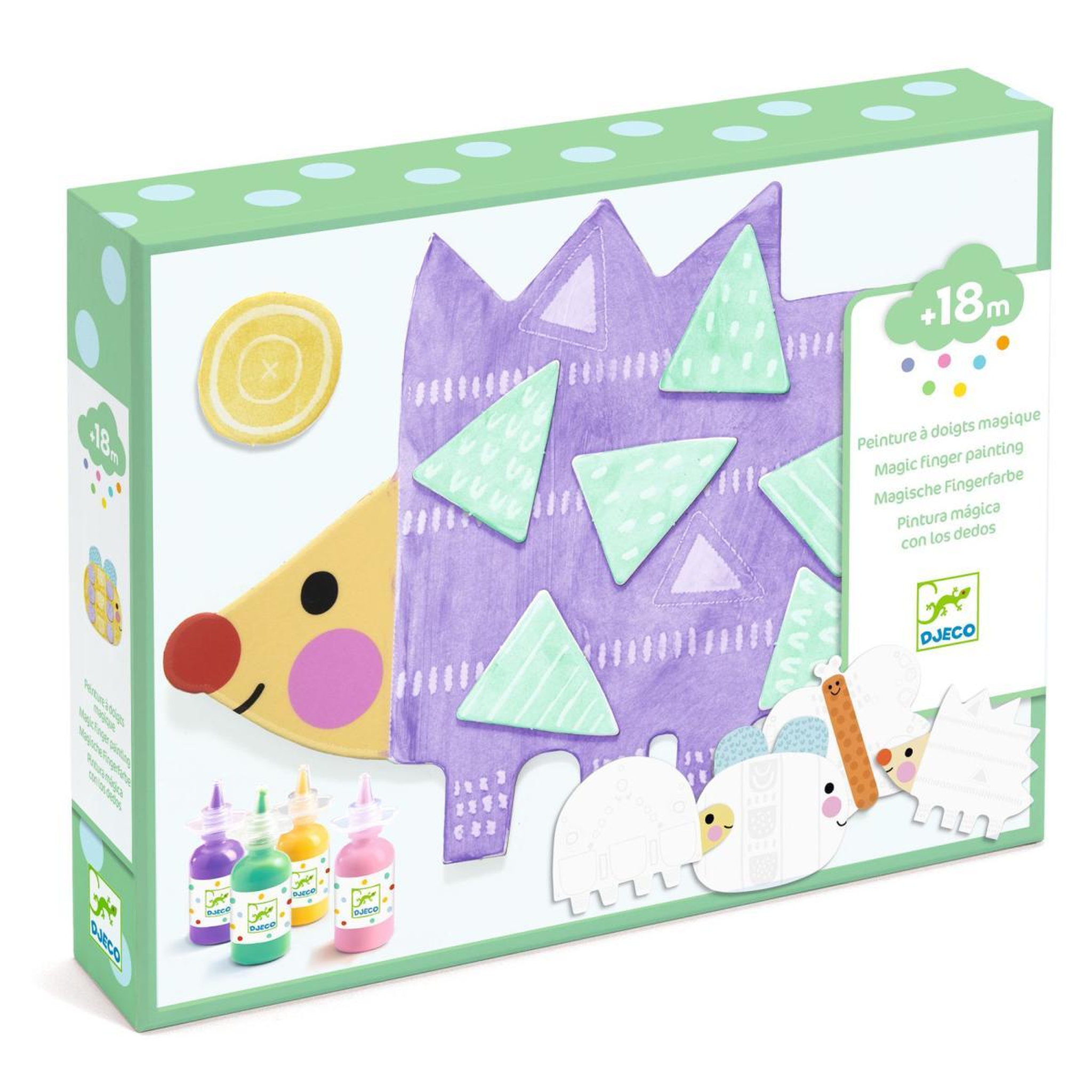 Djeco Peinture a doigts magique - Petites formes