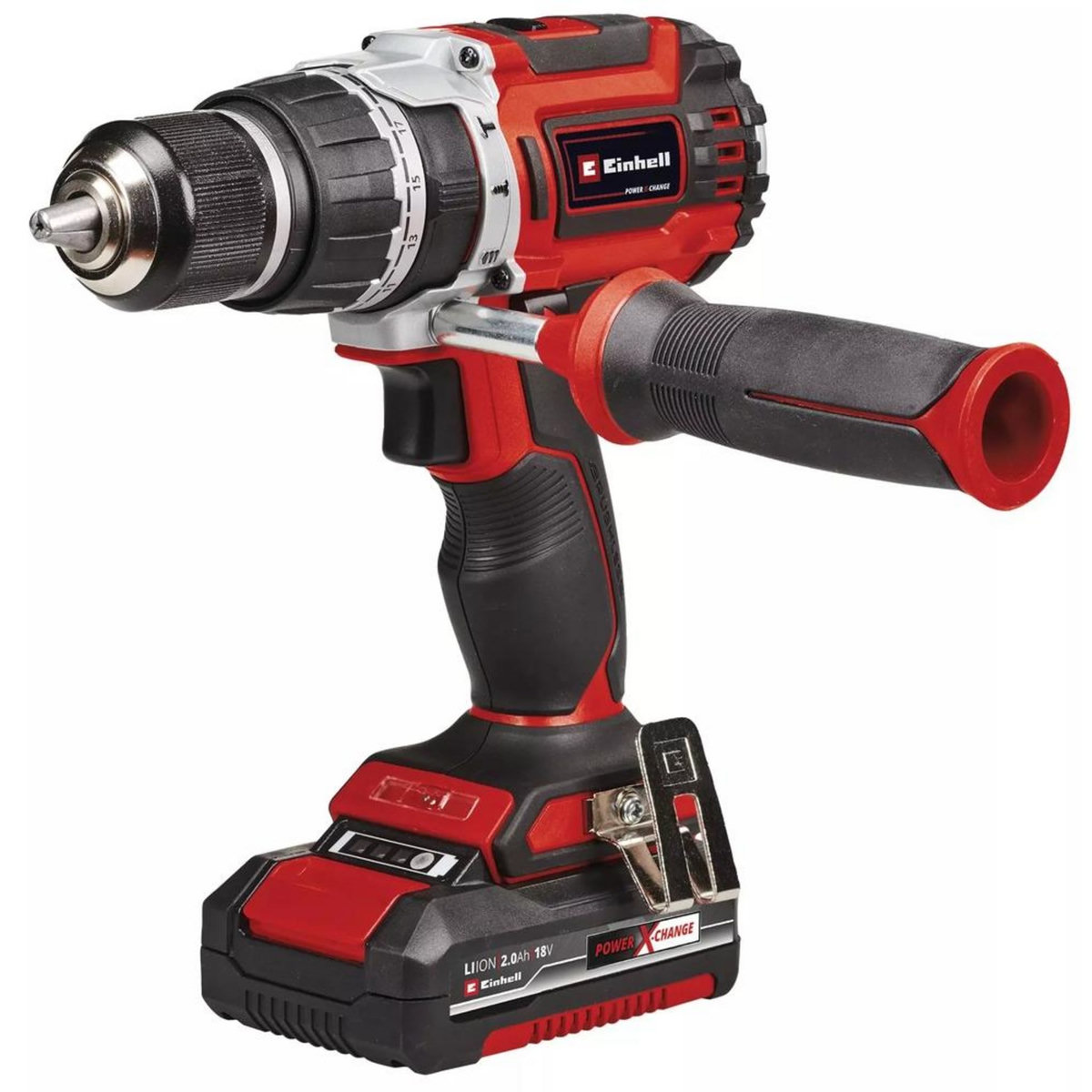 Einhell Perceuse-visseuse percussion TP-CD 18/60 Li-i BL (1x2,0 Ah) - 18V - brushless - 60Nm - 2 vitesses