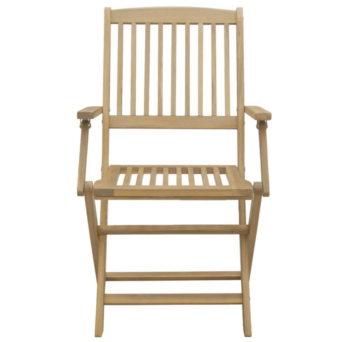 VIDAXL Chaises de jardin pliantes lot de 6 54,5x58x90 cm bois d'acacia