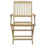 Voir la diapositive 5 : VIDAXL Chaises de jardin pliantes lot de 6 54,5x58x90 cm bois d'acacia