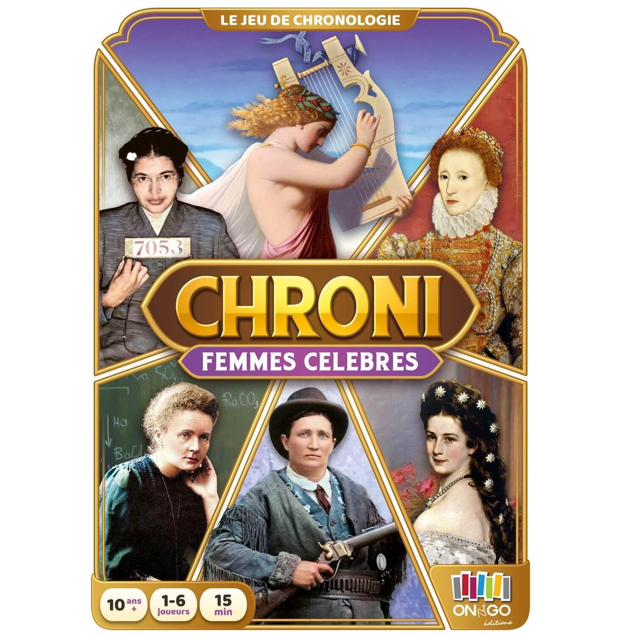 Jeu d'ambiance On the go Editions Chroni Femmes Célèbres