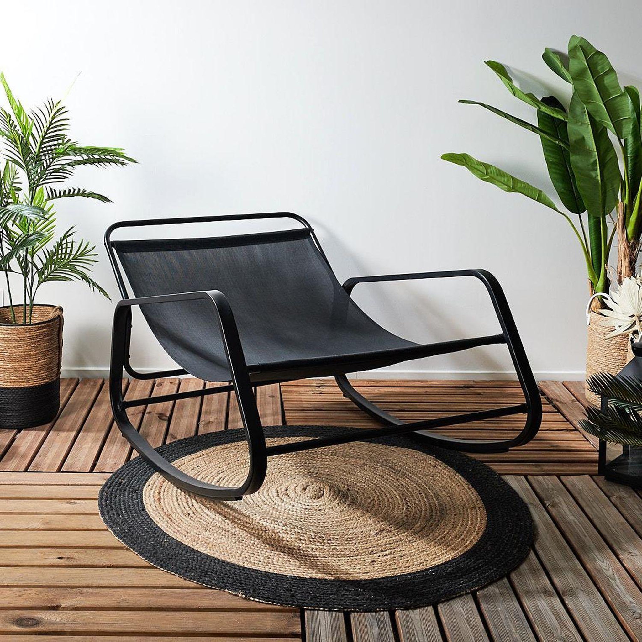 Voir la diapositive 6 : The Home Deco Factory Fauteuil à bascule Manda