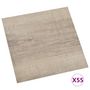 Voir la diapositive 2 : VIDAXL Dalles de plancher autoadhesives 55 pcs PVC 5,11 m^2 taupe