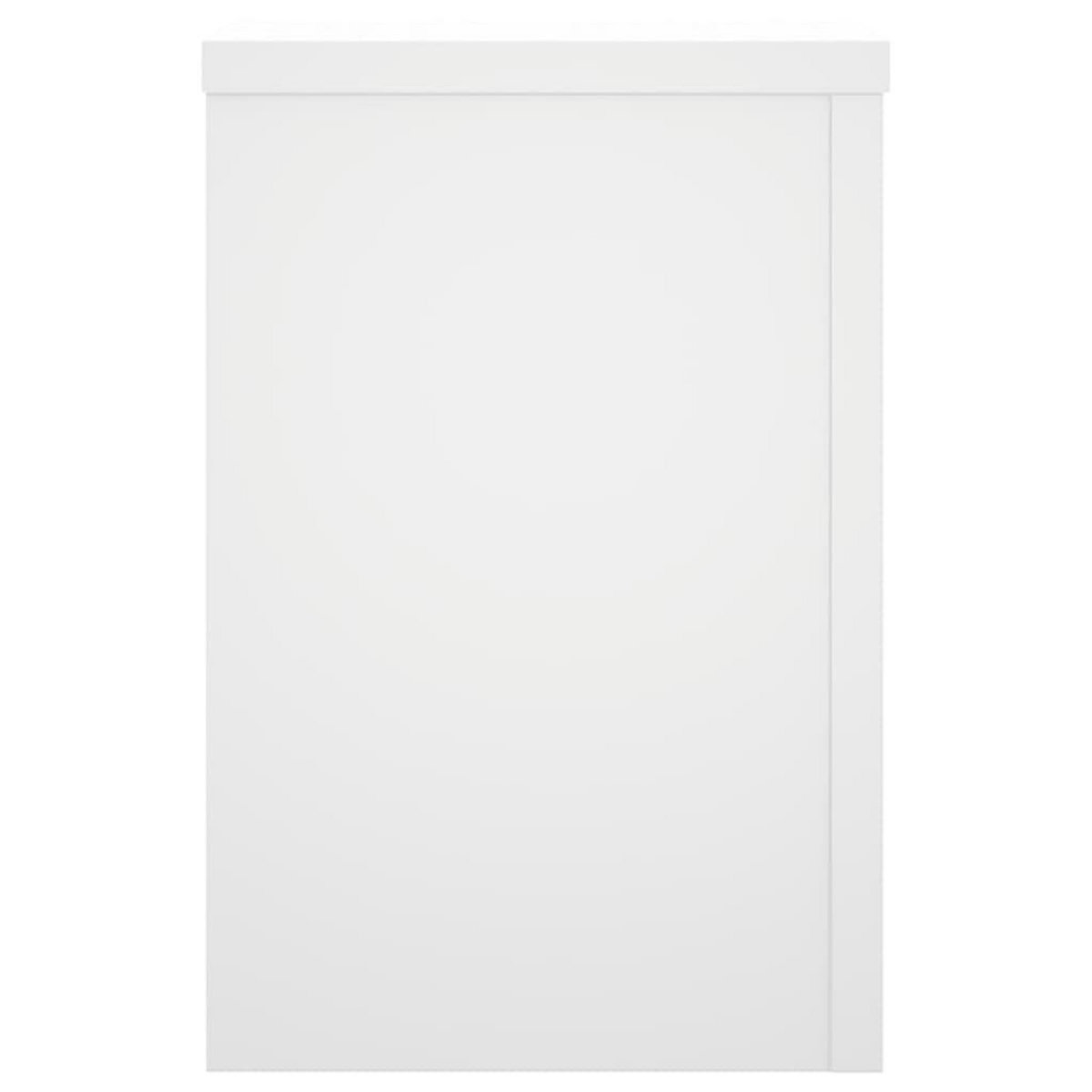 VIDAXL Supports pour plantes 2 pcs blanc 20x20x30 cm bois d'ingenierie