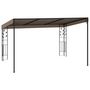 Voir la diapositive 4 : VIDAXL Belvedere mural 4x3x2,5 m Taupe