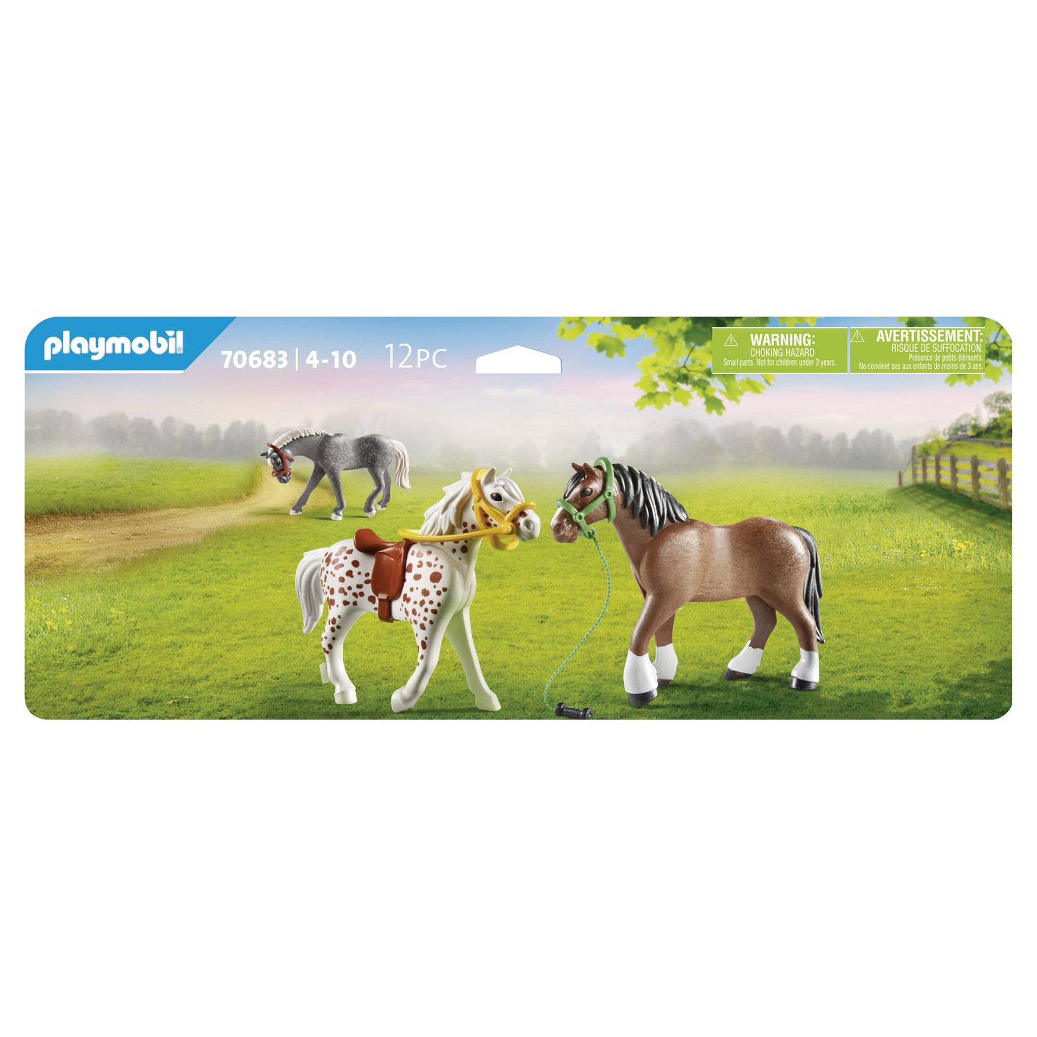 Voir la diapositive 2 : PLAYMOBIL Country 70683 - 3 chevaux