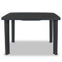 Voir la diapositive 2 : VIDAXL Table de jardin Anthracite 101 x 68 x 72 cm Plastique