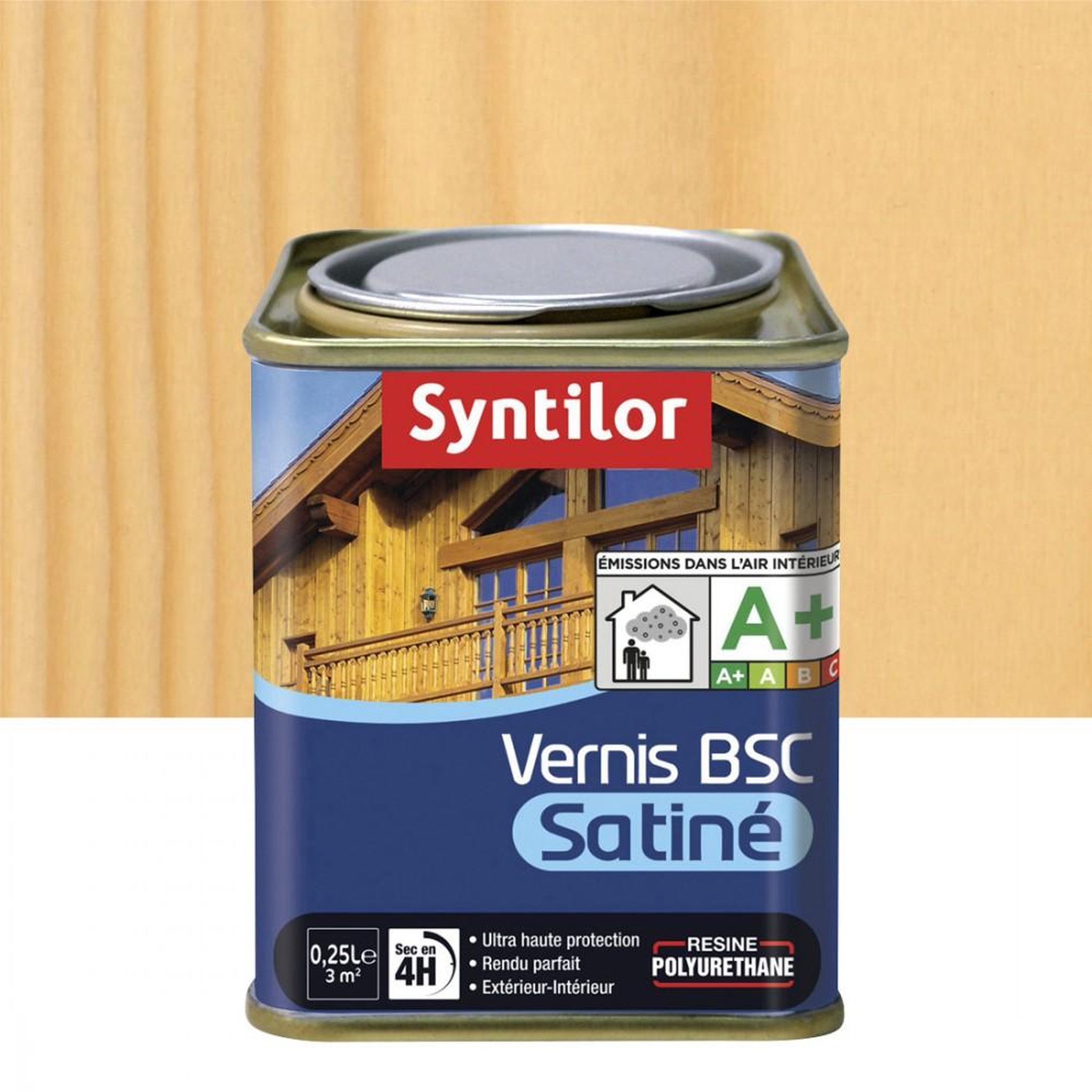 CENTRALE BRICO Vernis bois extérieur SYNTILOR incolore satiné 0.25 l