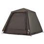 Voir la diapositive 4 : VIDAXL Tente de peche 4 personnes marron liberation rapide