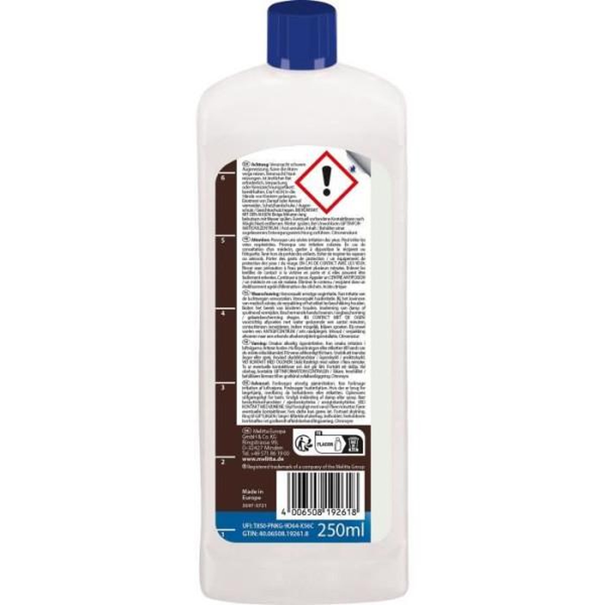 Voir la diapositive 2 : Melitta Détartrant cafétieres filtres - melitta - liquide 250 ml