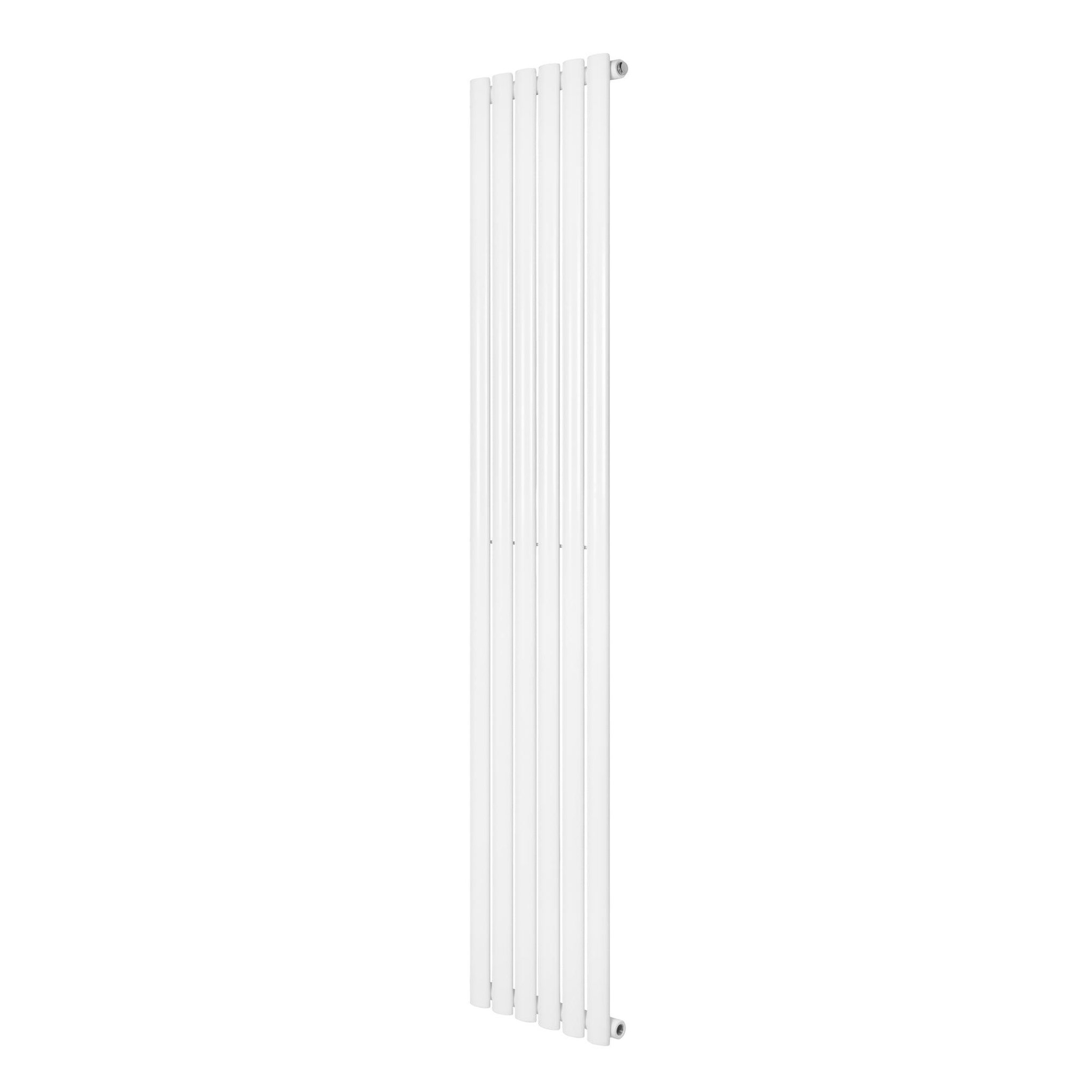 MONSTERSHOP Radiateur à colonnes ovales, 1 panneau - 1800 x 360 mm. Coloris disponibles : Gris, Blanc, Noir