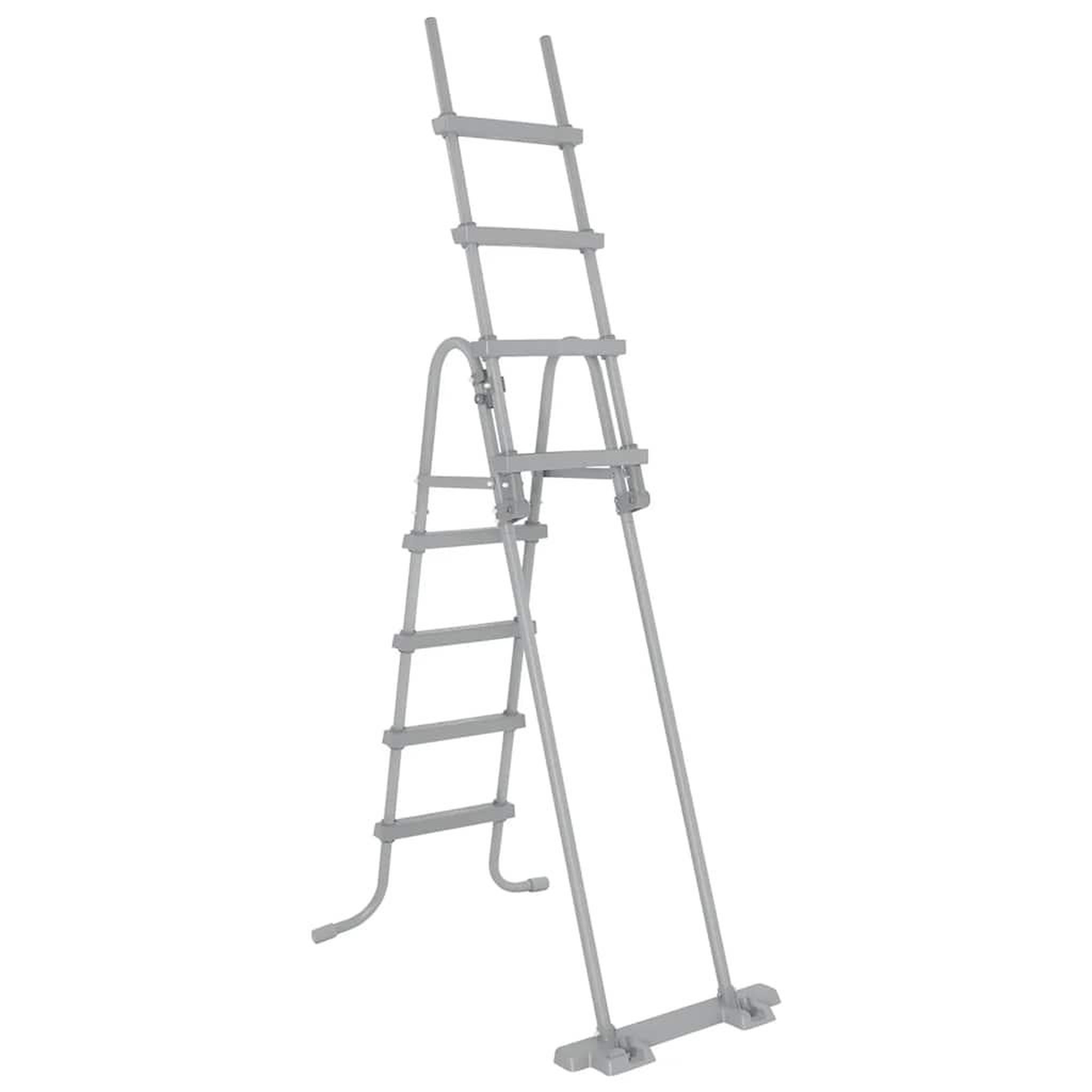 Voir la diapositive 3 : BESTWAY Bestway Echelle de piscine a 4 marches Flowclear 122 cm