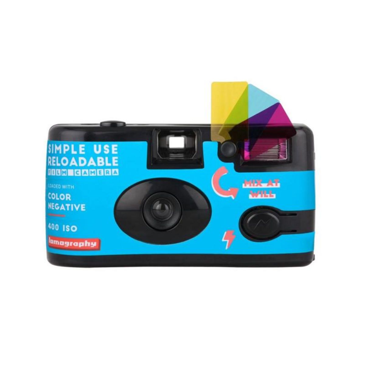 Lomography Appareil photo argentique 24x36 Lomography Simple Use Camera Couleur Réutilisable