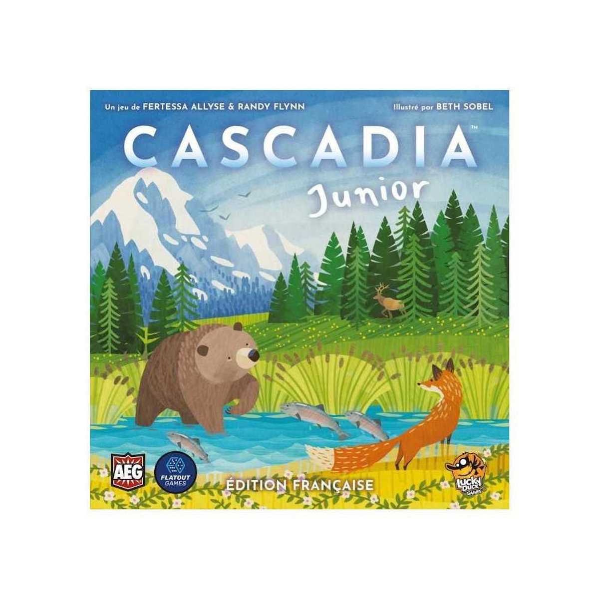 GOLIATH Cascadia Junior - Jeu de stratégie - LUCKY DUCK GAMES - Des 6 ans