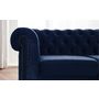 Voir la diapositive 3 : LISA DESIGN William - canapé chesterfield d'angle droit - 4 places - en velours